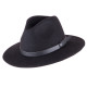 Černý pánský klobouk Assante 85003
