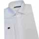 Bílá pánská košile vypasovaná Assante 30025