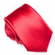 Červená jednobarevná kravata René Chagal 99965