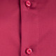 Prodloužená pánská košile slim vínově červená Assante 20315