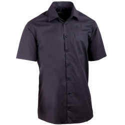 Nadměrná košile černá 100 % bavlna non iron Assante 41026
