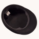 Černá bekovka pánská z tvrzené plsti 100% vlna Assante 85210
